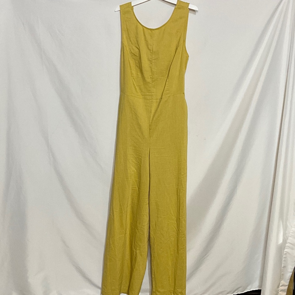 Eva Mendes for New York & Company Mustard Jumpsuit